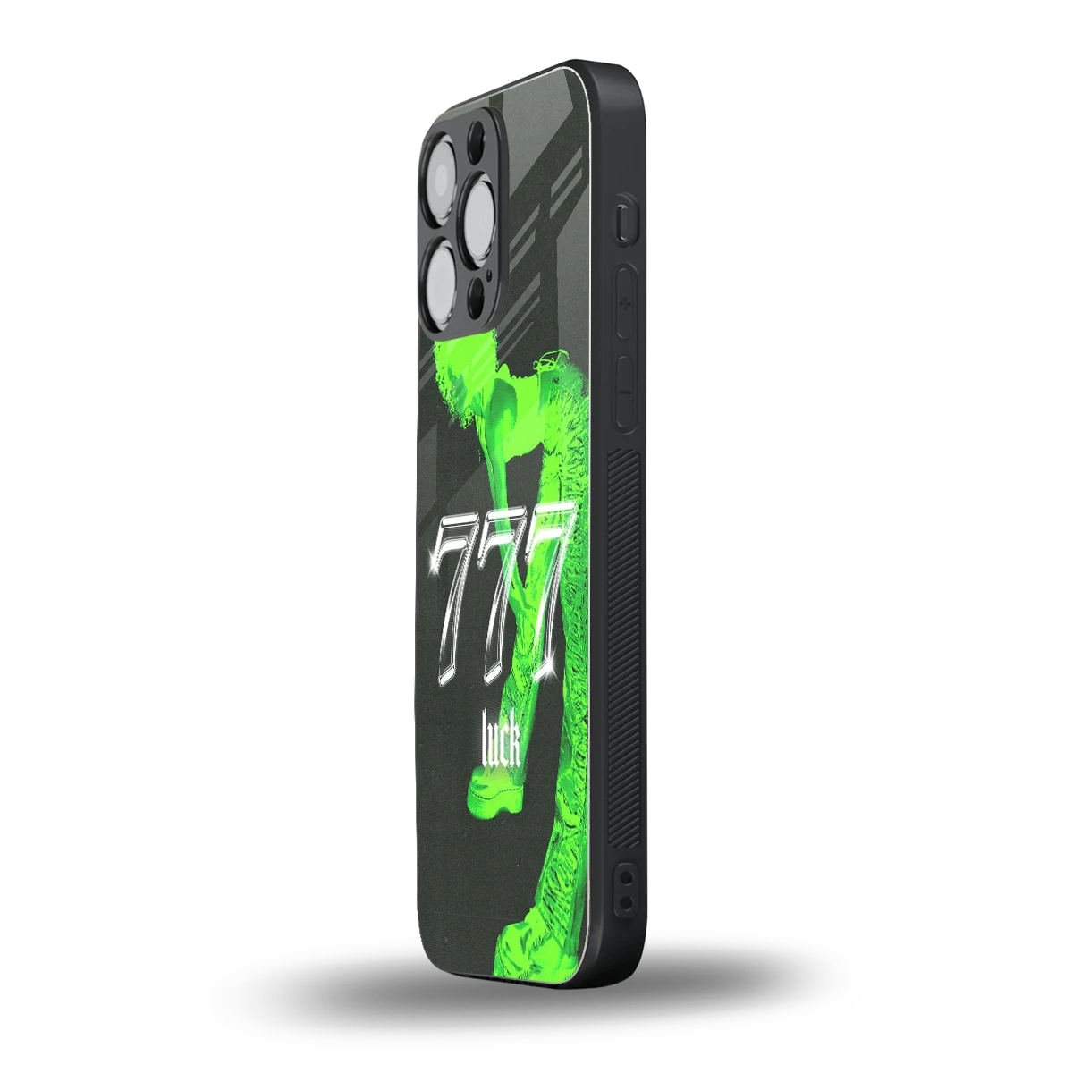 777 Luck iphone 15 pro max mobile cover | shockproof glass phone case