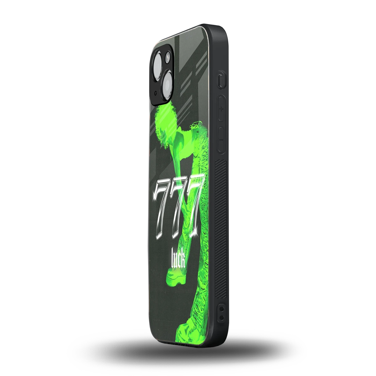 777 Luck iphone 15 mobile cover | shockproof glass phone case