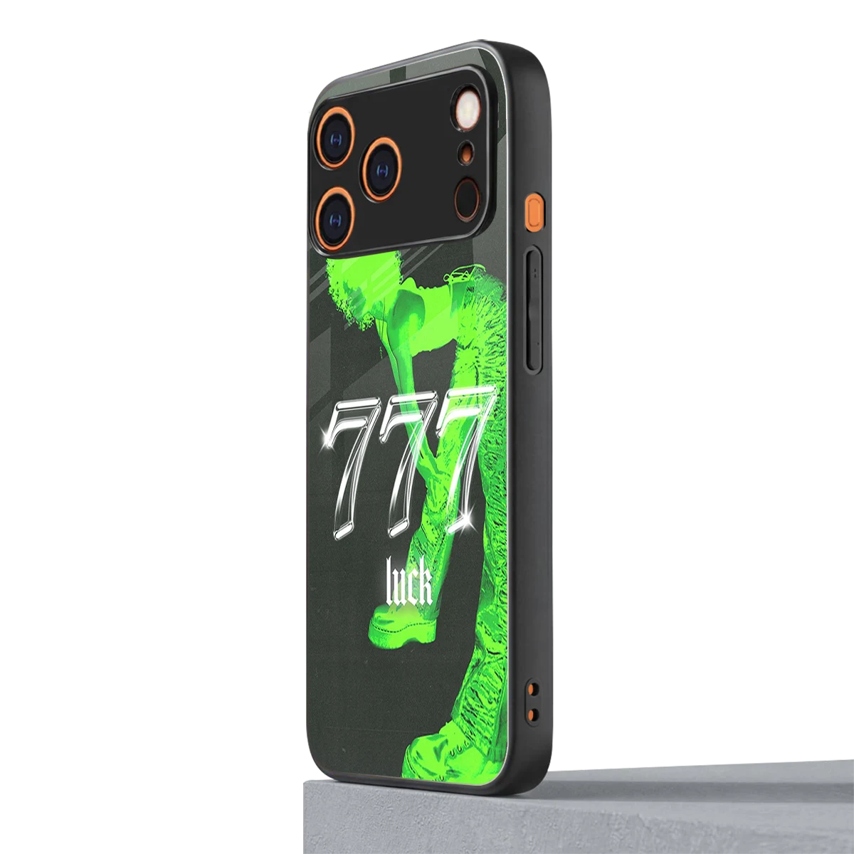 777 Luck iphone 17 pro max mobile cover | shockproof glass phone case