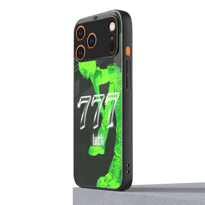 777 Luck iphone 17 pro max mobile cover | shockproof glass phone case