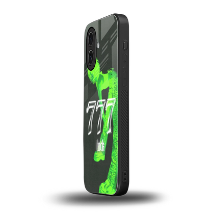 777 Luck iphone 17 mobile cover | shockproof glass phone case
