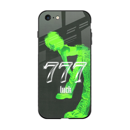 777 Luck back phone cover | glass case for iphone 6s
