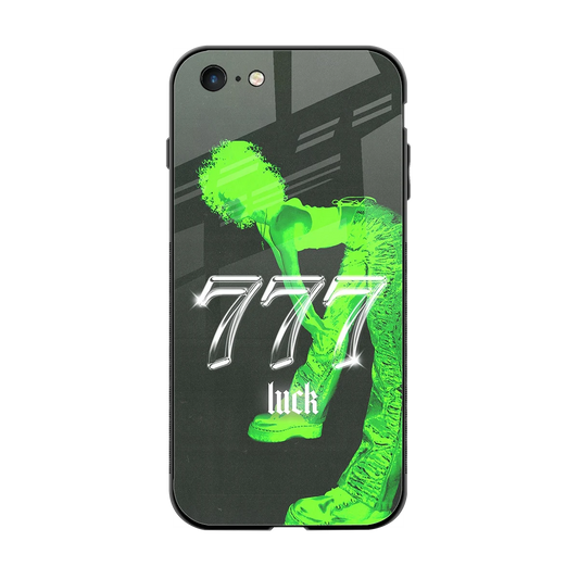 777 Luck back phone cover | glass case for iphone 6s