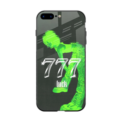 777 Luck back phone cover | glass case for iphone 8 plus