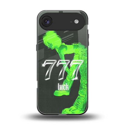 777 Luck back phone cover | glass case for iphone air