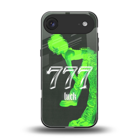 777 Luck back phone cover | glass case for iphone air