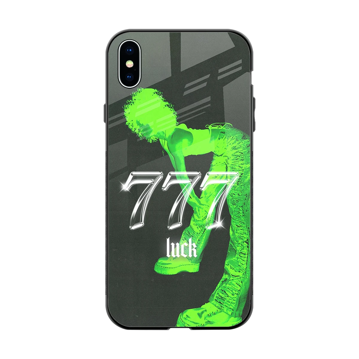 777 Luck back phone cover | glass case for iphone xs max