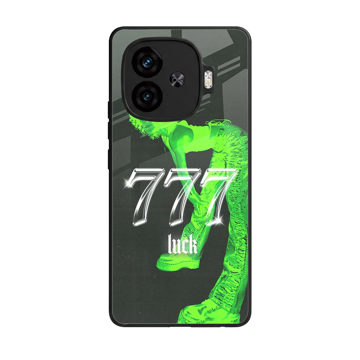777 Luck back phone cover | glass case for iqoo neo 10r 5g
