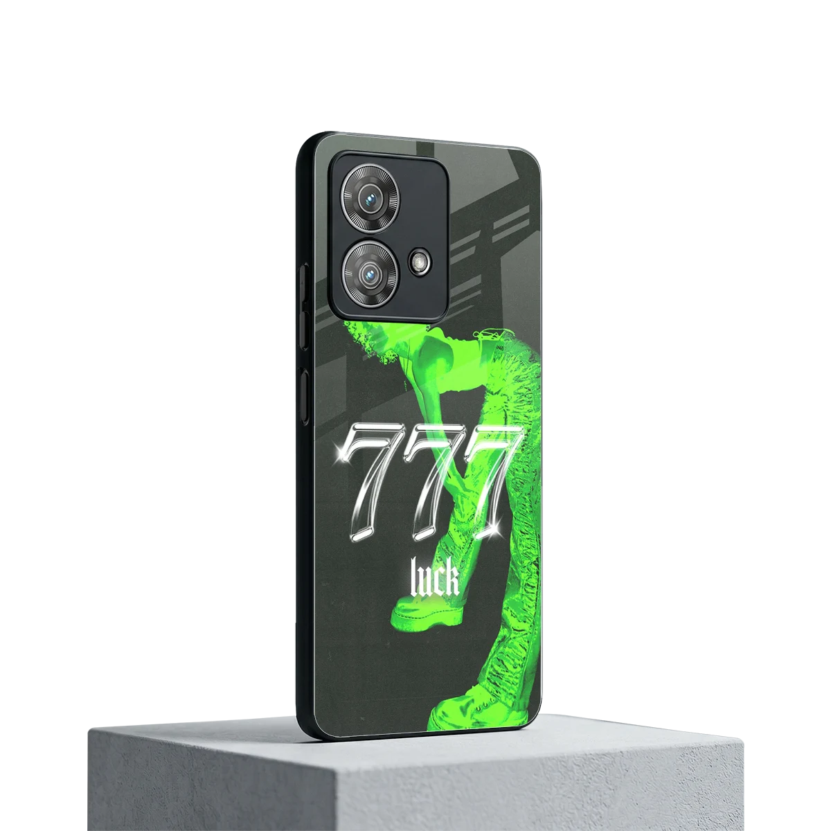 777 Luck motorola edge 40 neo 5g mobile cover | shockproof glass phone case