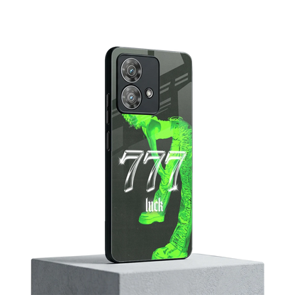 777 Luck motorola edge 40 neo 5g mobile cover | shockproof glass phone case