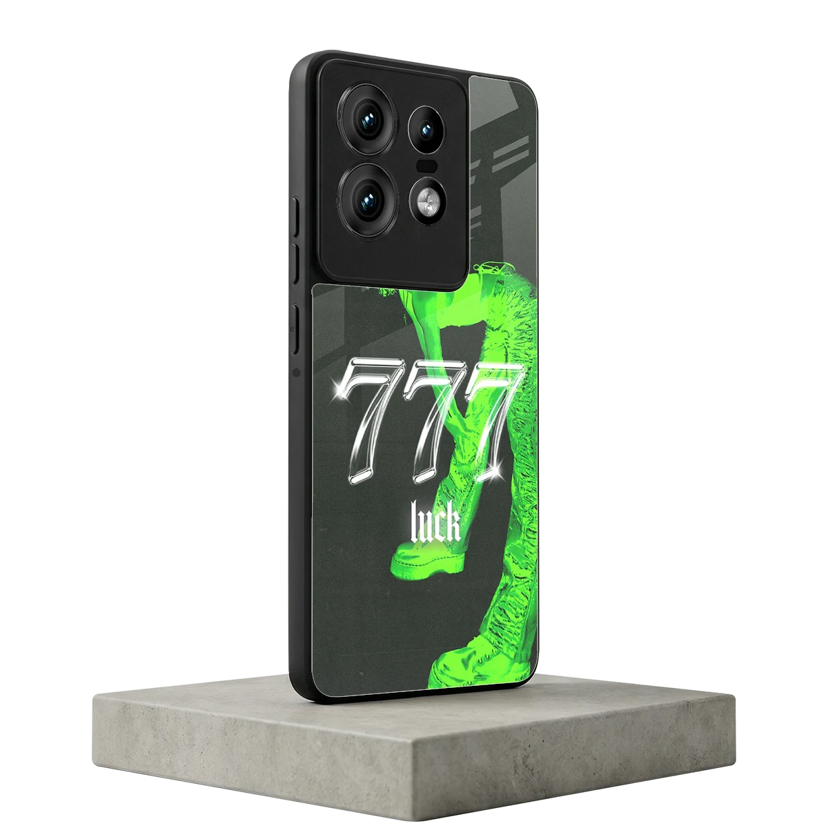 777 Luck motorola edge 50 pro mobile cover | shockproof glass phone case