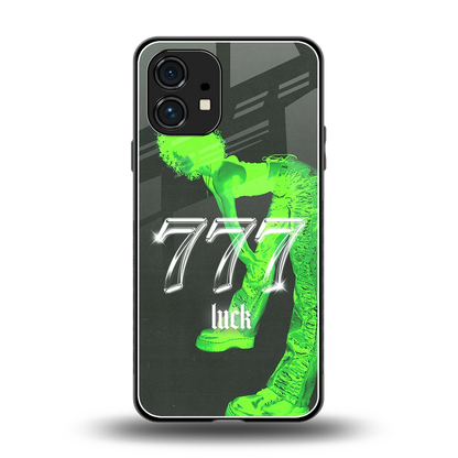 777 Luck back phone cover | glass case for nothing phone 1