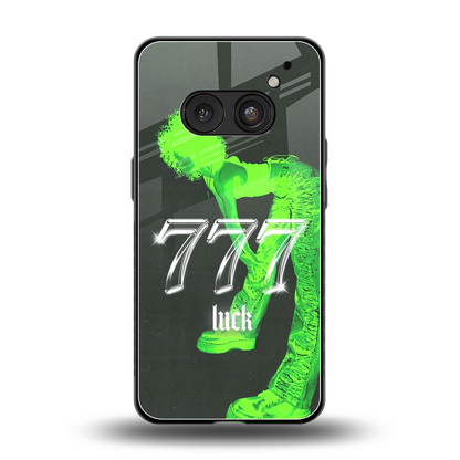 777 Luck back phone cover | glass case for nothing phone 2a plus