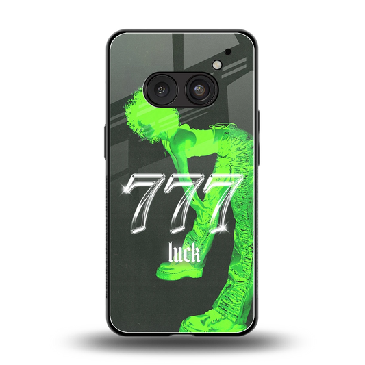 777 Luck back phone cover | glass case for nothing phone 2a plus