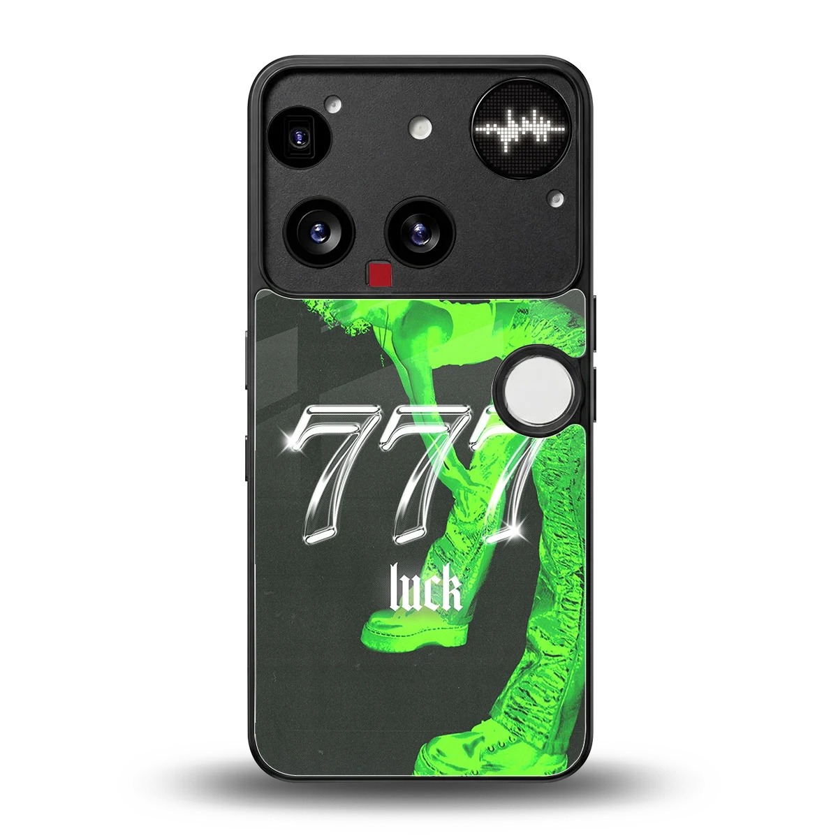 777 Luck back phone cover | glass case for nothing phone 3