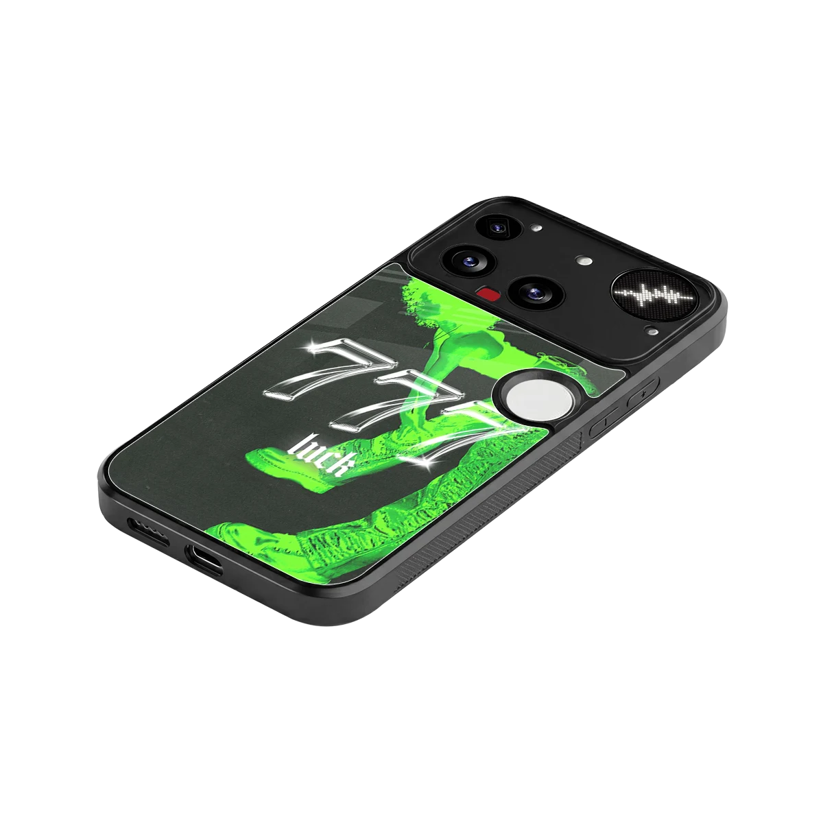 777 Luck stylish phone case for nothing phone 3 | glossy glass and slim fit