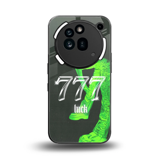 777 Luck back phone cover | glass case for nothing phone 3a pro