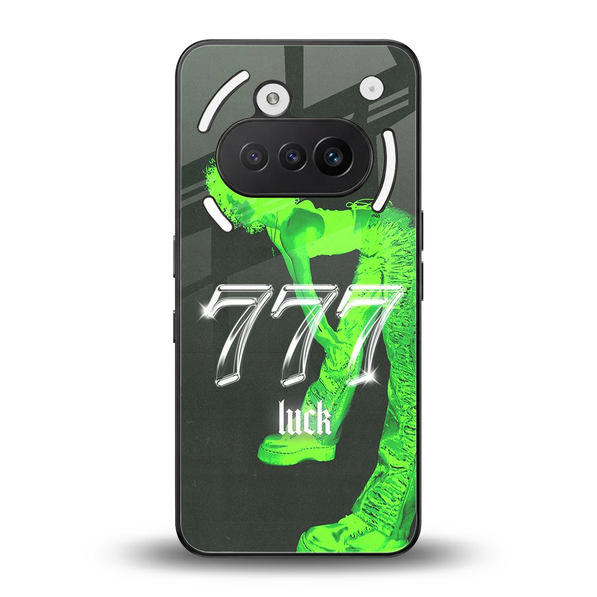 777 Luck back phone cover | glass case for nothing phone 3a