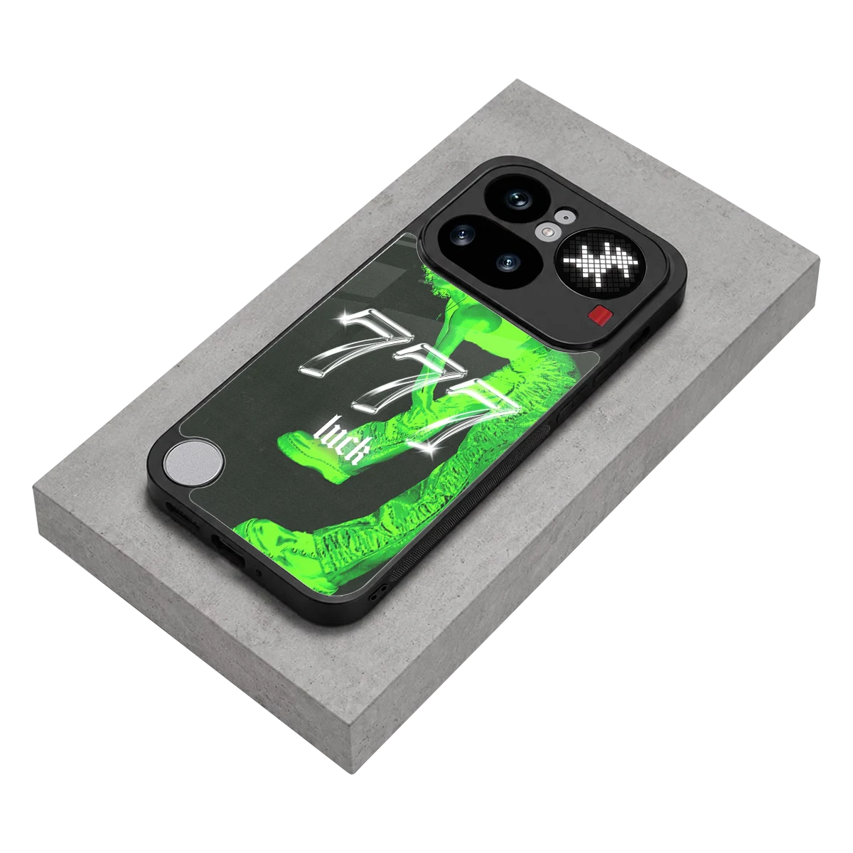 777 Luck stylish phone case for nothing phone 4a pro | glossy glass and slim fit
