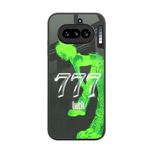 777 Luck back phone cover | glass case for nothing phone 4a