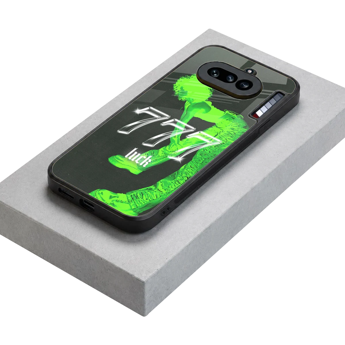 777 Luck stylish phone case for nothing phone 4a | glossy glass and slim fit
