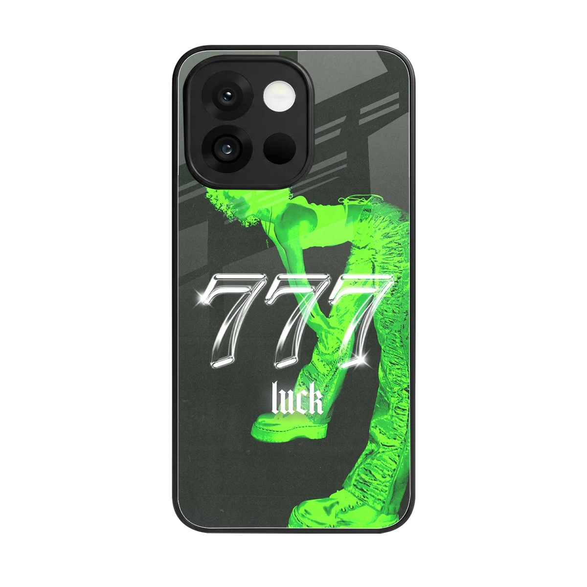 777 Luck back phone cover | glass case for oneplus 13s