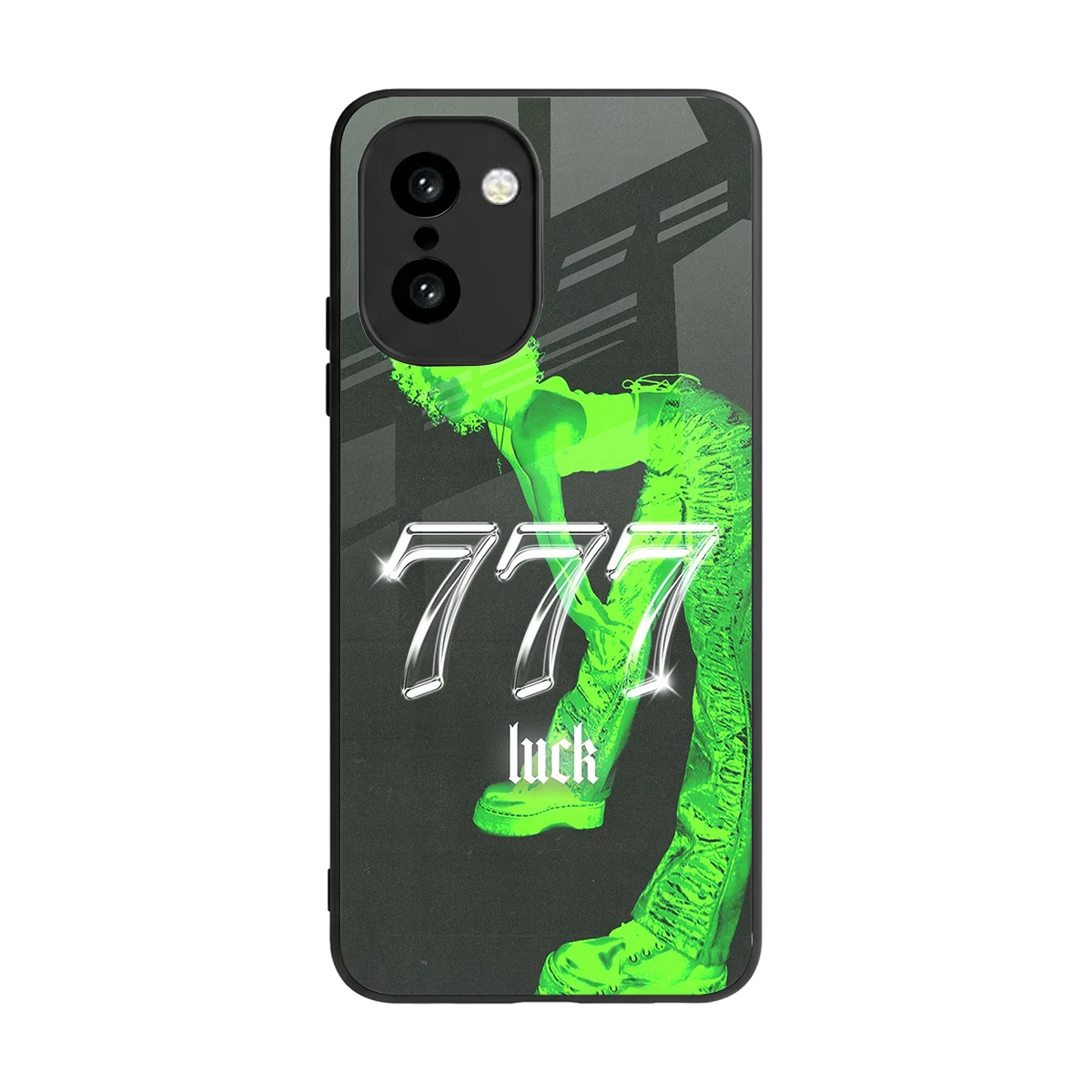 777 Luck back phone cover | glass case for oneplus 15r