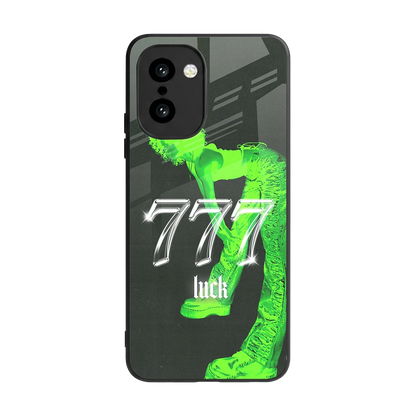 777 Luck back phone cover | glass case for oneplus 15r