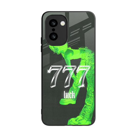 777 Luck back phone cover | glass case for oneplus 15r