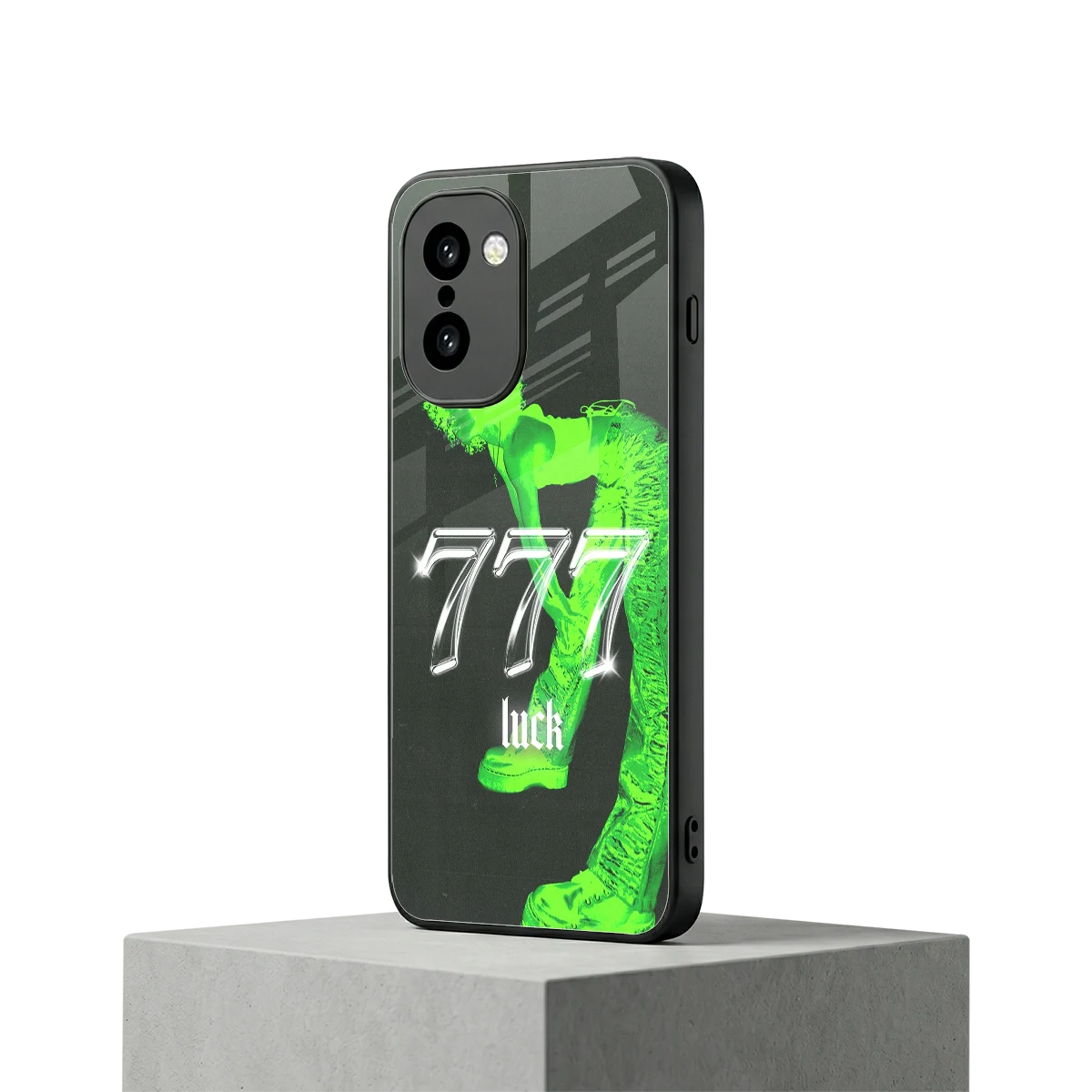777 Luck oneplus 15r mobile cover | shockproof glass phone case