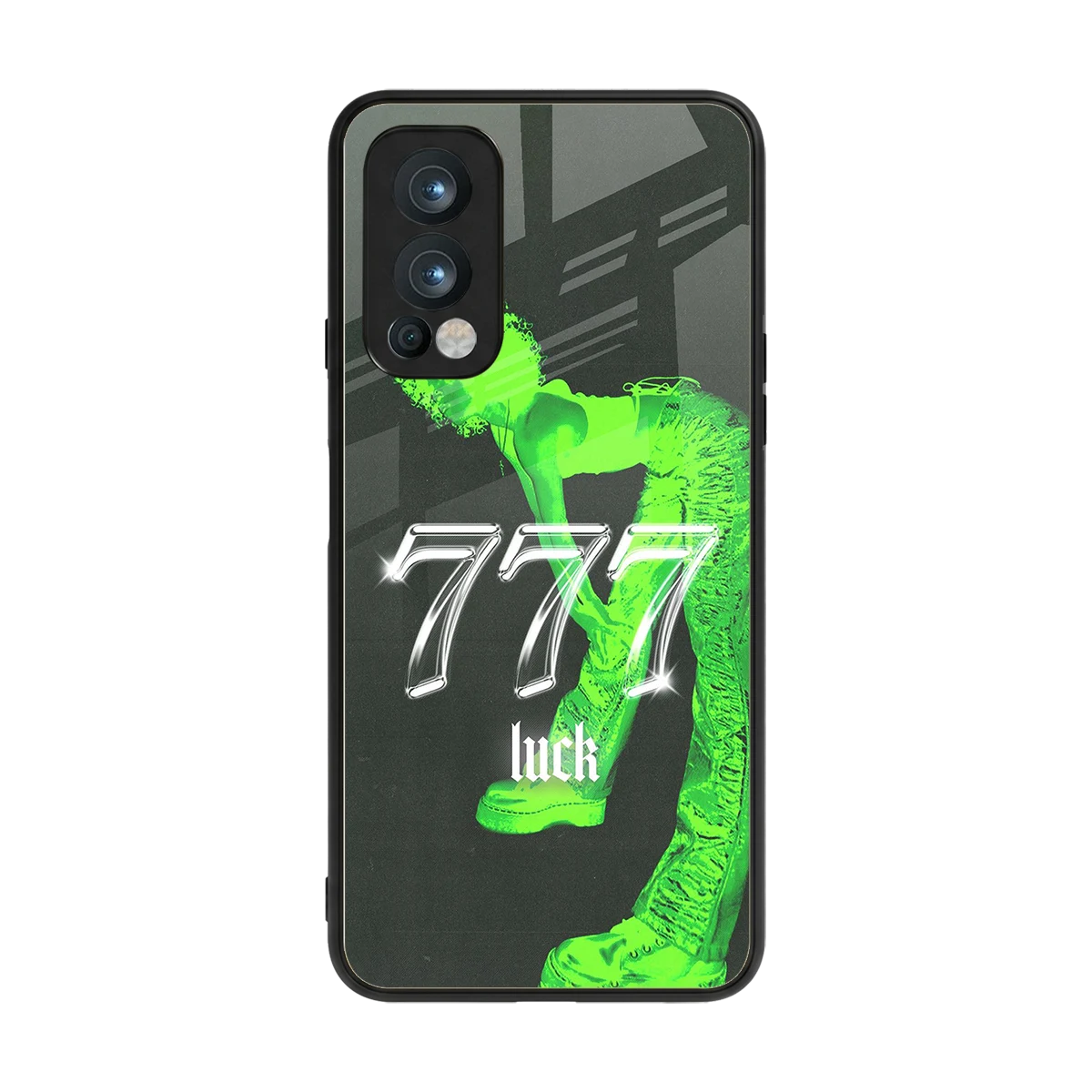 777 Luck back phone cover | glass case for oneplus nord 2