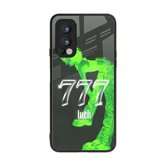 777 Luck back phone cover | glass case for oneplus nord 2