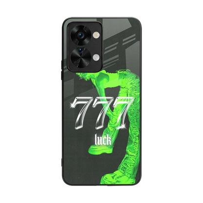 777 Luck back phone cover | glass case for oneplus nord 2t