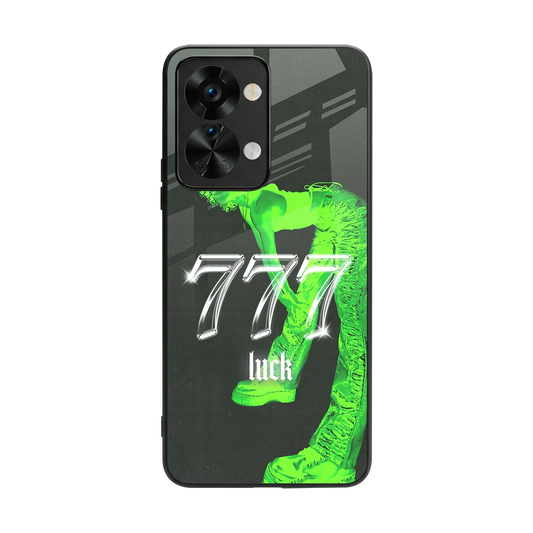 777 Luck back phone cover | glass case for oneplus nord 2t