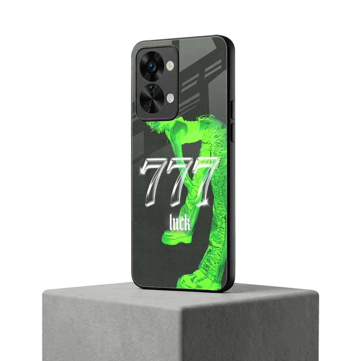 777 Luck oneplus nord 2t mobile cover | shockproof glass phone case