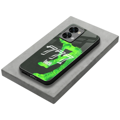 777 Luck stylish phone case for oneplus nord 2t | glossy glass and slim fit