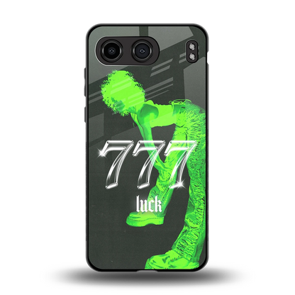 777 Luck back phone cover | glass case for oneplus nord 4