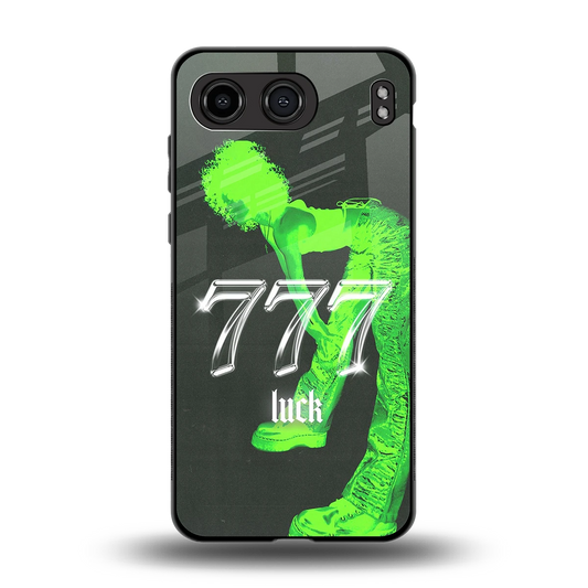 777 Luck back phone cover | glass case for oneplus nord 4