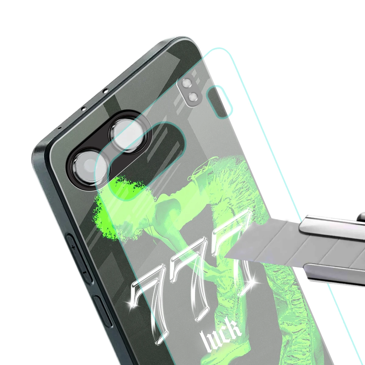 777 Luck stylish phone case for oneplus nord 4 | glossy glass and slim fit