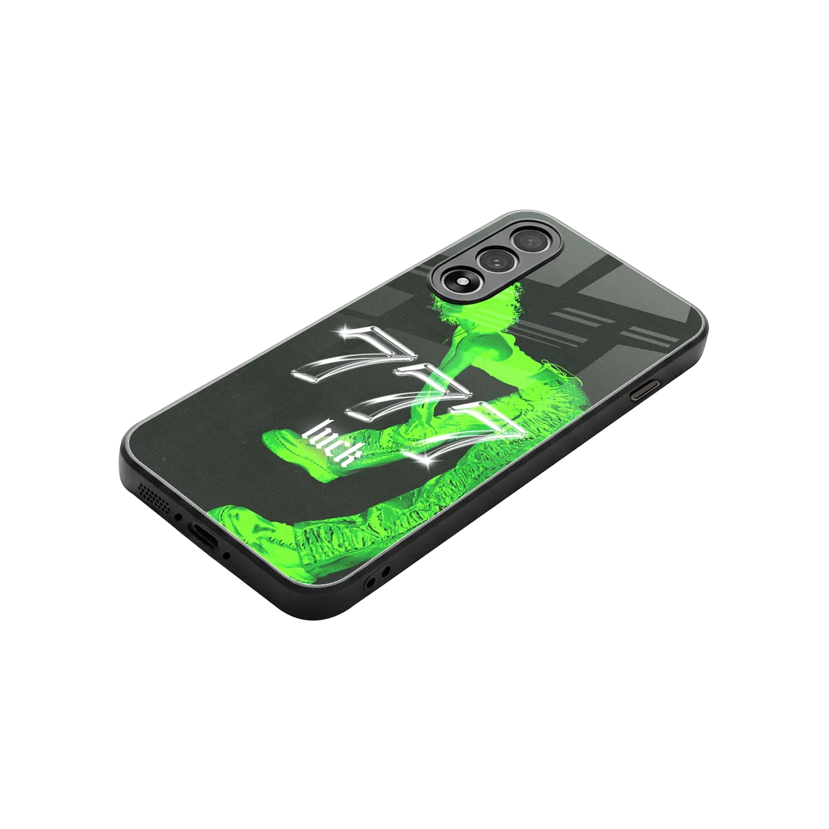 777 Luck stylish phone case for oneplus nord 5 | glossy glass and slim fit