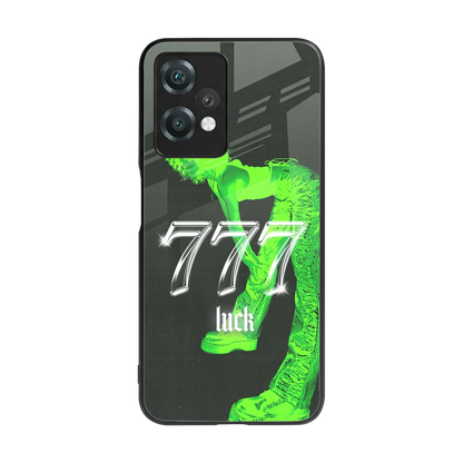 777 Luck back phone cover | glass case for oneplus nord ce 2 lite