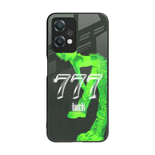 777 Luck back phone cover | glass case for oneplus nord ce 2 lite