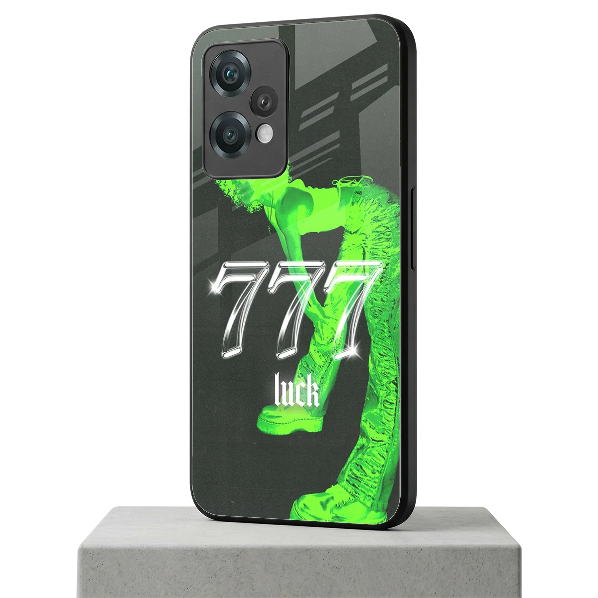 777 Luck oneplus nord ce 2 lite mobile cover | shockproof glass phone case