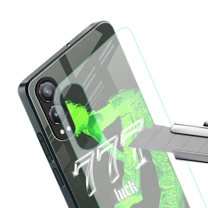 777 Luck stylish phone case for oneplus nord ce 4 lite | glossy glass and slim fit