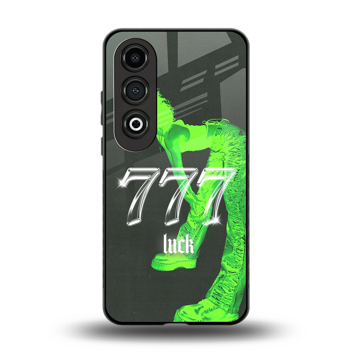 777 Luck back phone cover | glass case for oneplus nord ce 4