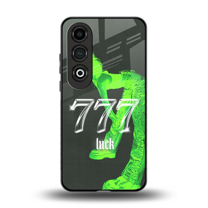 777 Luck back phone cover | glass case for oneplus nord ce 4