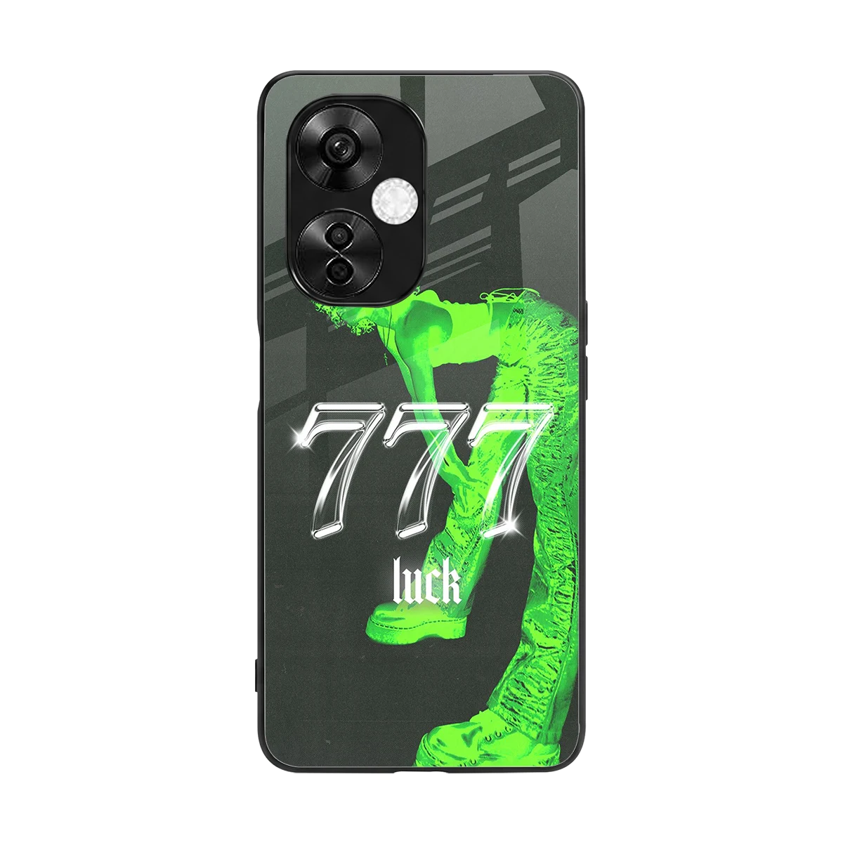 777 Luck back phone cover | glass case for oneplus nord ce 3 lite