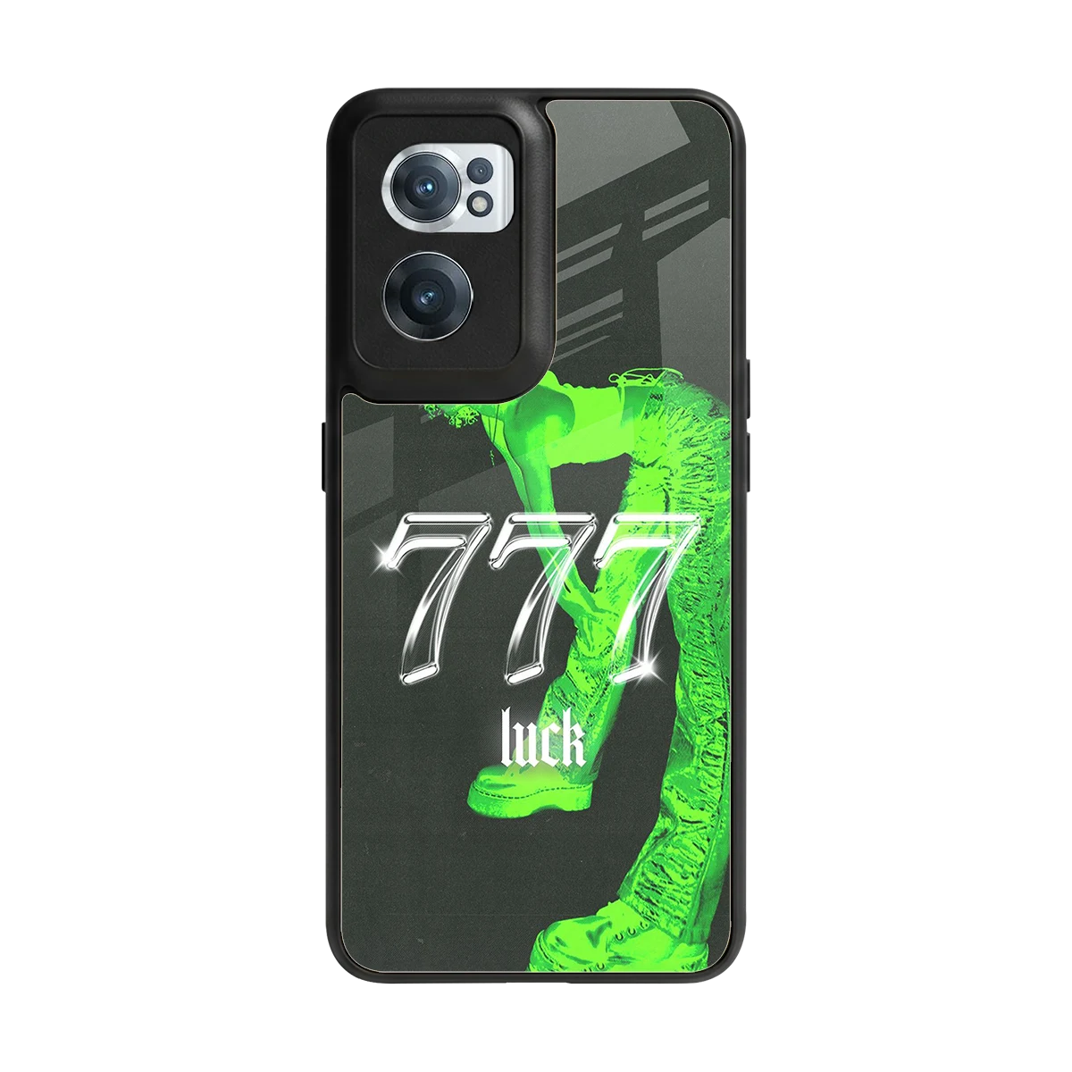 777 Luck back phone cover | glass case for oneplus nord ce 2