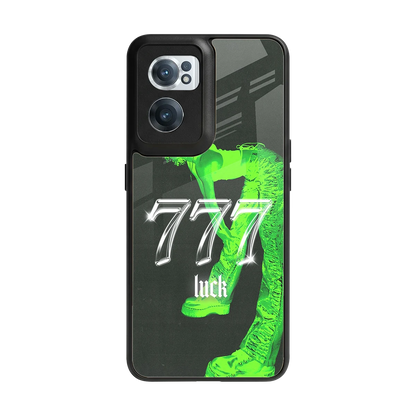 777 Luck back phone cover | glass case for oneplus nord ce 2