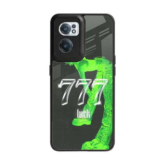 777 Luck back phone cover | glass case for oneplus nord ce 2
